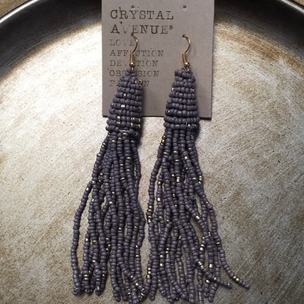 Sead Bead Dangle Earrings